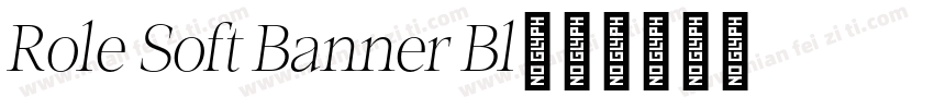 Role Soft Banner Bl字体转换
